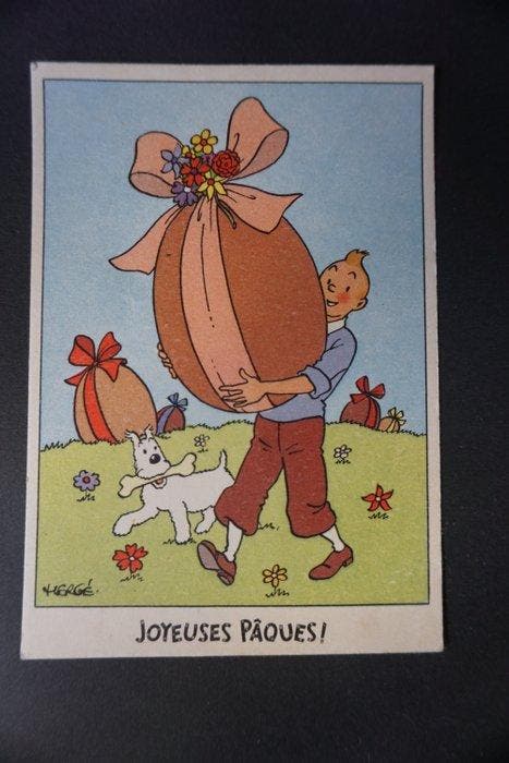 Tintin - 3 postkaart, Livres, BD