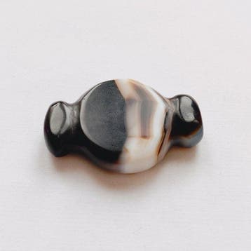 Zijderoute, Centraal-Azië Bandagaat (zwart) onyx, Antiek en Kunst