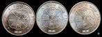 Espagne. Francisco Franco. 100 Pesetas 1966 (3 monedas)