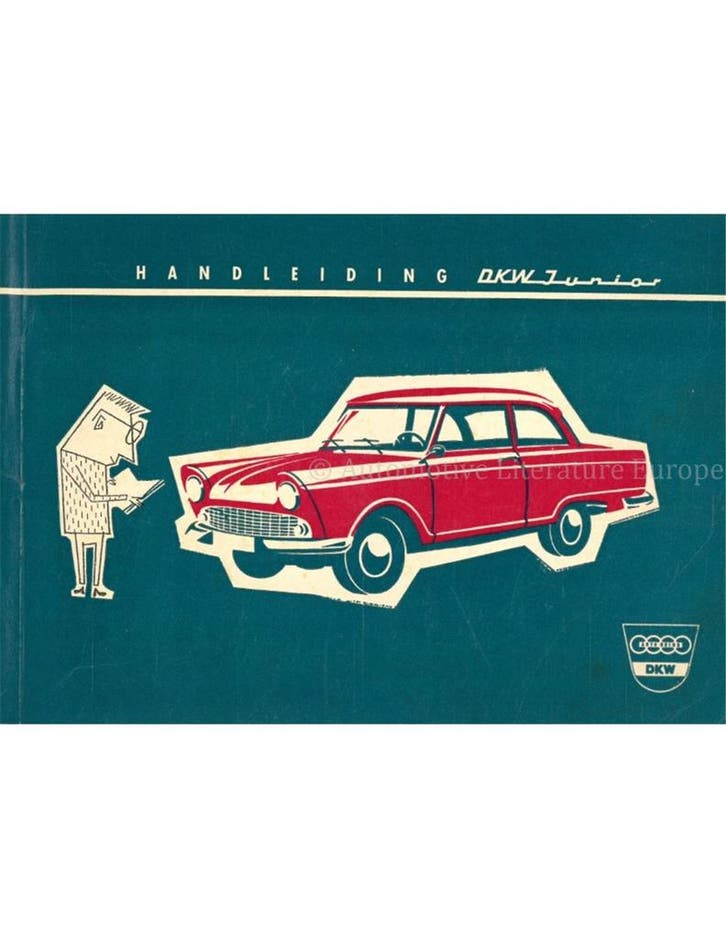 1961 DKW JUNIOR INSTRUCTIEBOEKJE NEDERLANDS, Auto diversen, Handleidingen en Instructieboekjes