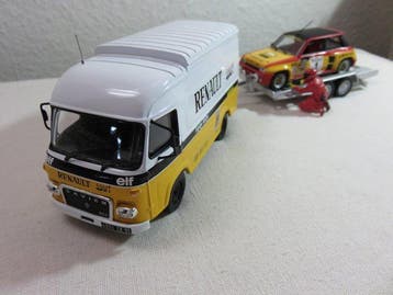IXO 1:43 - Model sportwagen (4) - Coffret Renault Saviem, Nieuw