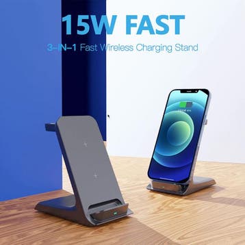 3 in 1 Oplaadstation - Compatibel met Apple iPhone / iWatch, Verzenden, Nieuw