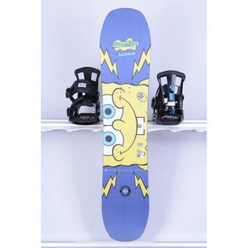 110 kinder snowboard SALOMON SPONGEBOB EL CAPITAN, FLAT, tru, Verzenden