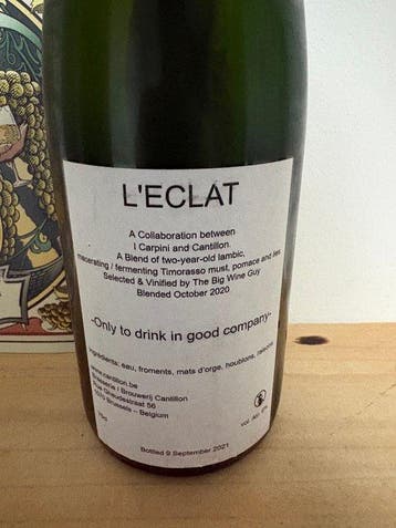 Cantillon - Léclat avec mini poster - 75cl, Nieuw
