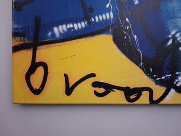 herman brood - vliegtuig - Jaren 1990, Antiek en Kunst
