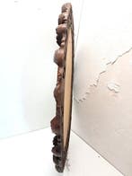 Spiegel - Glas, Hout - 80 cm, Antiek en Kunst