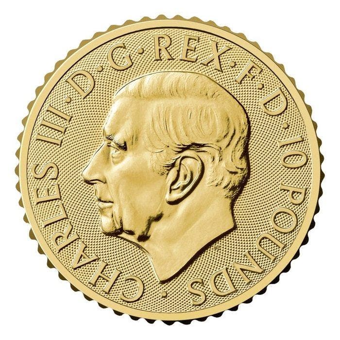 1/10 oz - Goud .999 - 2025 The Lion and The Eagle Goldmünze, Timbres & Monnaies, Métaux nobles & Lingots