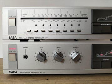 Saba - MT 150 - MI 150 Ensemble stéréo, Nieuw