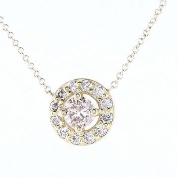 Zonder minimumprijs - Ketting met hanger - 14 karaat Geel
