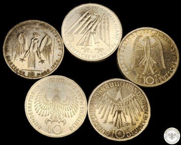 Duitsland. 10 Mark (Zonder minimumprijs)
