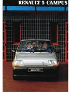 1990 RENAULT 5 CAMPUS BROCHURE NEDERLANDS, Ophalen of Verzenden