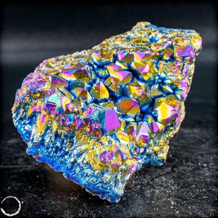 Spectakel van het Licht: Aura-Amethyst Druse in, Verzamelen, Mineralen en Fossielen
