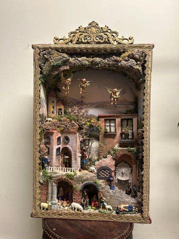 Kerststal artistico, san gregorio armeno - interamente fatto