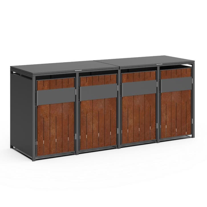 Container berging roest 4 containers, Tuin en Terras, Bergingen en Tuinkasten, Verzenden