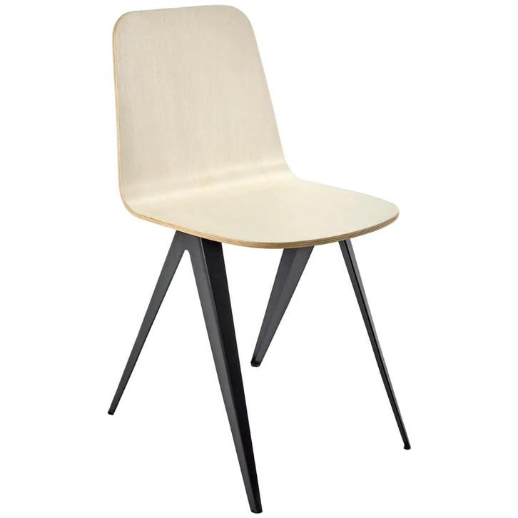 Serax Stoel Sanba Zwart/creme - Eetkamerstoel - Nieuw in, Huis en Inrichting, Stoelen, Zwart, Nieuw, Verzenden