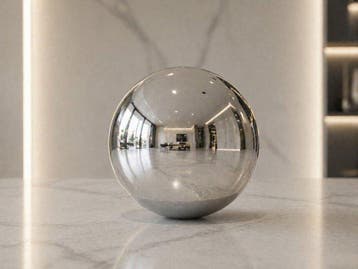 ***Geen RESERVE*** Premium Terahertz Sphere – Spiegelpolijst, Verzamelen