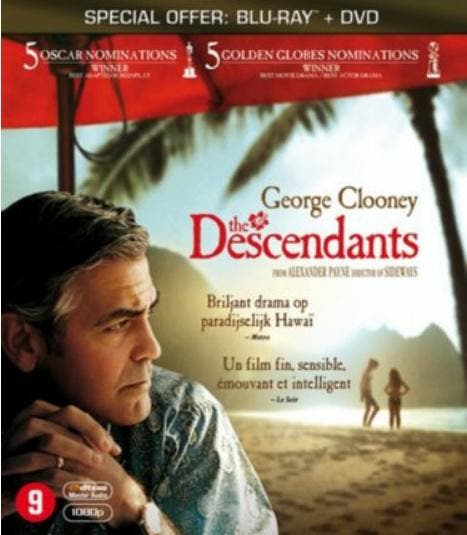 The Descendants (blu-ray tweedehands film), Cd's en Dvd's, Blu-ray, Ophalen of Verzenden
