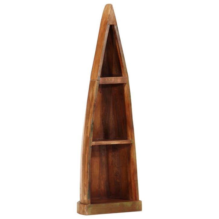 vidaXL Kast bootvorm 39x27x127 cm gerecycled hout, Huis en Inrichting, Kasten | Boekenkasten, Nieuw, Verzenden