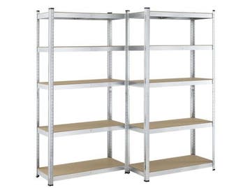 Veiling - 2 stuks Magazijnstelling - Basic - 180 x 90 x 40 c, Nieuw