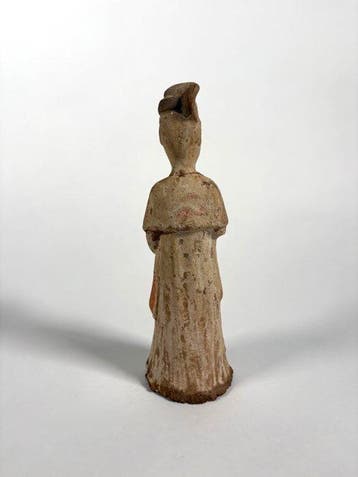 Oud Chinees, Tang-dynastie Terracotta Mingqi - 17 cm