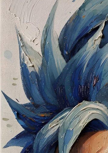 Boriani - Goku super sayan blue - oil limited edition 5/25
