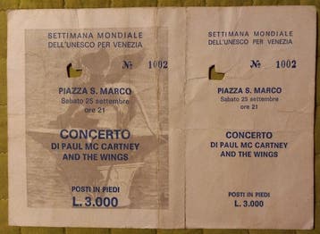 Paul McCartney, Paul McCartney and The Wings - Concert