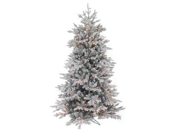 Veiling - Luxe kunstkerstboom Djill Pine 215cm LED+SNEEUW -, Diversen, Nieuw