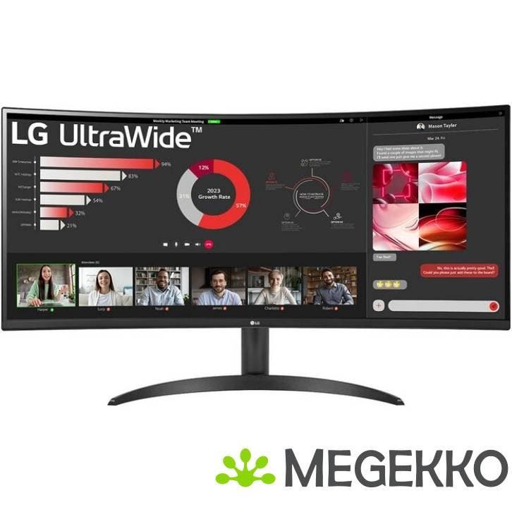 LG UltraWide 34WR50QK-B 34  Wide Quad HD VA Monitor, Computers en Software, Overige Computers en Software, Nieuw, Verzenden
