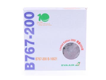 Schaal 1:500 Herpa 512848 EVA Air Boeing 767-200 Reg. B-1..., Ophalen of Verzenden, Gebruikt