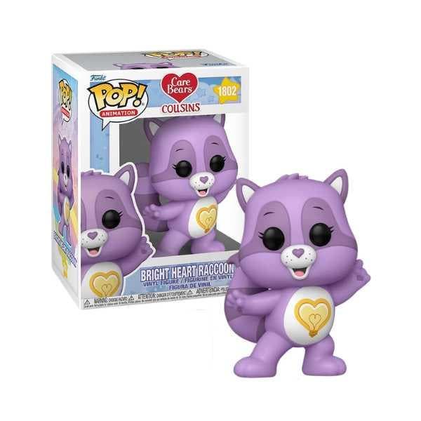 Funko Pop!  Care Bears Cousins - Bright Heart Raccoon #1802, Collections, Jouets miniatures, Envoi