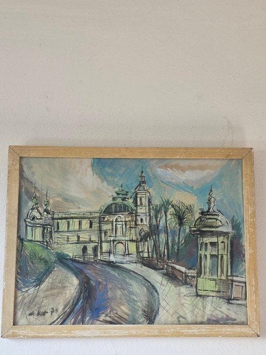 Otto B de Kat (1907-1995) - Stadsgezicht, Antiek en Kunst, Kunst | Schilderijen | Klassiek