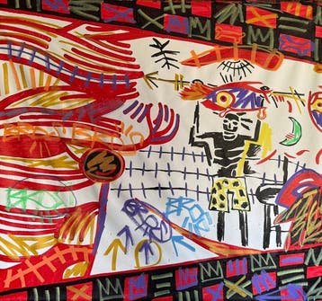 Freda People - Lichtenstein X Basquiat XXL (105 x 120 cm)