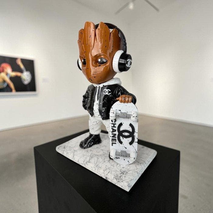 Orima Pop Art - GROOT Skateboard Urban Style Luxury, Antiek en Kunst, Kunst | Schilderijen | Modern
