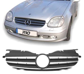 Calandre Sport Pour Mercedes Slk R170 96-04 Noir Chromé, Autos : Pièces & Accessoires, Verzenden