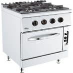 Base 700 Gasfornuis | 4 Branders 4x 6.5kW | Met Gas Oven, Verzenden