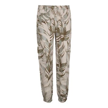 Cambio • groene cargo broek blad • 36, Cambio, Verzenden, Nieuw, Maat 36 (S)