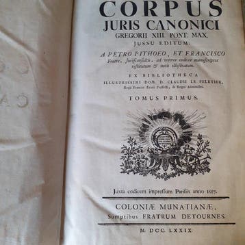 Petro Pithoeo. - Corpus Juris canonici Gregorii XIII Pont.