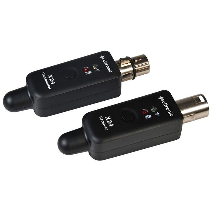 Citronic X24 Plug-in 2.4GHz Wireless Set Voor Microfoons, Muziek en Instrumenten, Microfoons