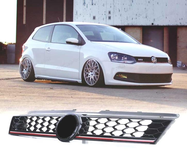CALANDRE VOLKSWAGEN VW POLO 35 09-17 LOOK GTI, Autos : Pièces & Accessoires, Carrosserie & Tôlerie, Envoi