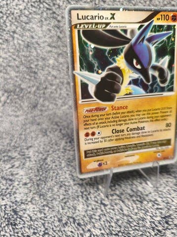 Pokémon - 1 Card - Lucario DP12 Foil, Full art - Diamond &, Hobby en Vrije tijd, Nieuw