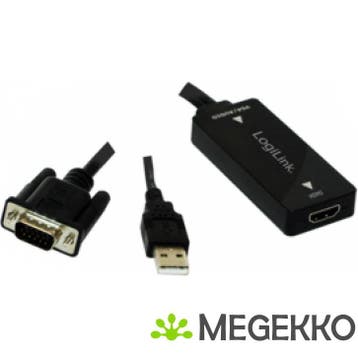 LogiLink CV0060 video converter vga naar hdmi, Computers en Software, Verzenden, Nieuw