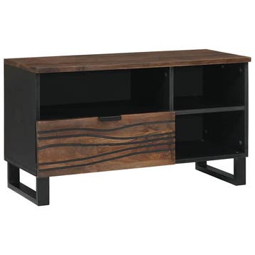 vidaXL TV Eenheden 80 x 33 x 46 cm Walnotenhout Bewerkt hout, Verzenden, Nieuw