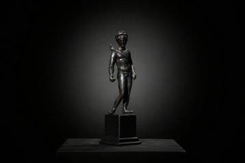 Oud-Romeins Grote bronzen Apollo, 10,5 cm hoog - 10.5 cm