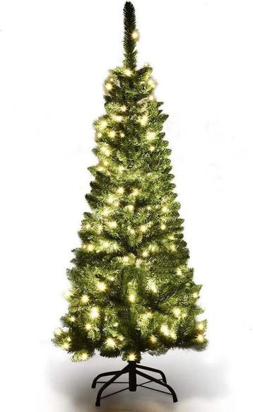 2dekans | Coast Kunstkerstboom met LED Groen – 135 cm – Slim, Ophalen of Verzenden, Nieuw