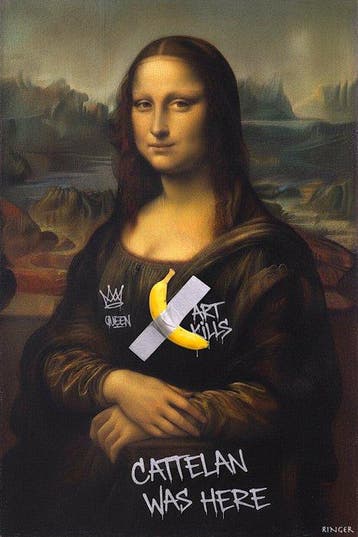 RINGER - Mona Lisa/Cattelan Toile 1/3 XL