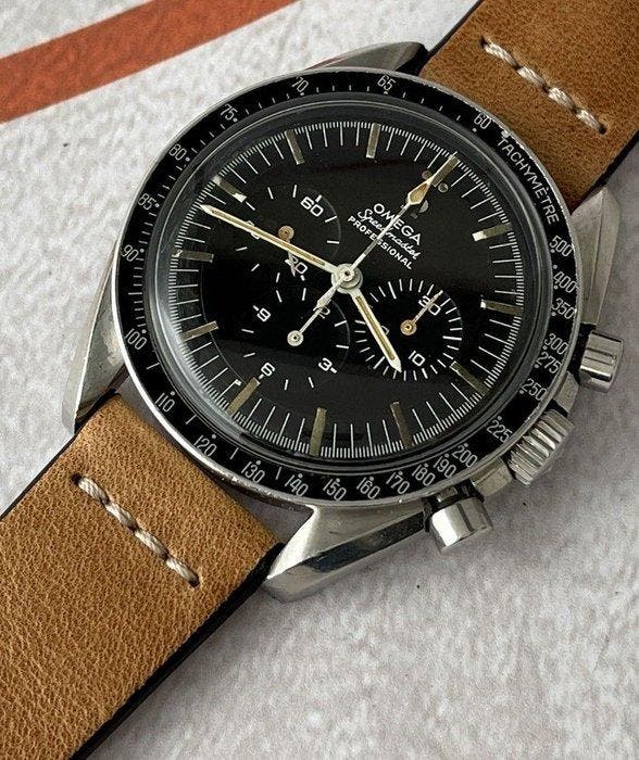 Omega - Speedmaster Professional Moonwatch - 145.012-67 -, Handtassen en Accessoires, Horloges | Heren