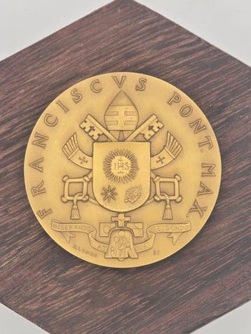 Paus Franciscus - Medaille - 8e Werelddag van de Familie -