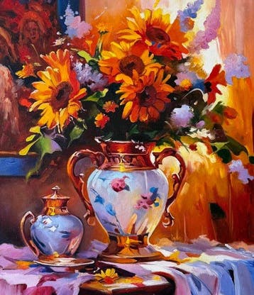 Dmytro Pekhterev (1970) - A Vase Full of Summer