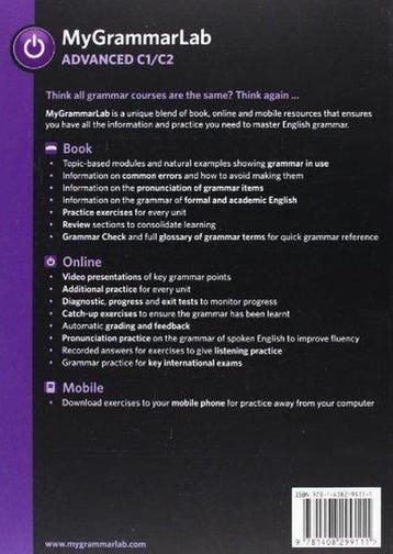 MyGrammarLab Advanced Key & MyLab Pk 9781408299111, Boeken, Verzenden, Zo goed als nieuw, Diane Hall