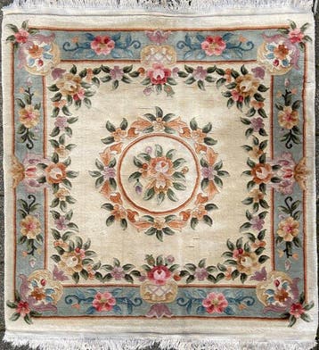 China Aubusson - nettoyé - fait à la main et noué - laine -, Nieuw